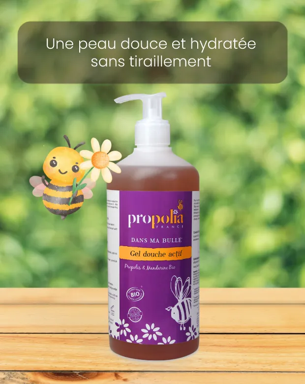 Gel douche actif propolis et mandarine Propolia