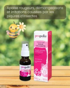 Huile calmante propolis, lavandin et millepertuis Propolia