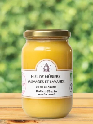 Miel de mûriers sauvages et lavande du col de Saubie Ballot-Flurin