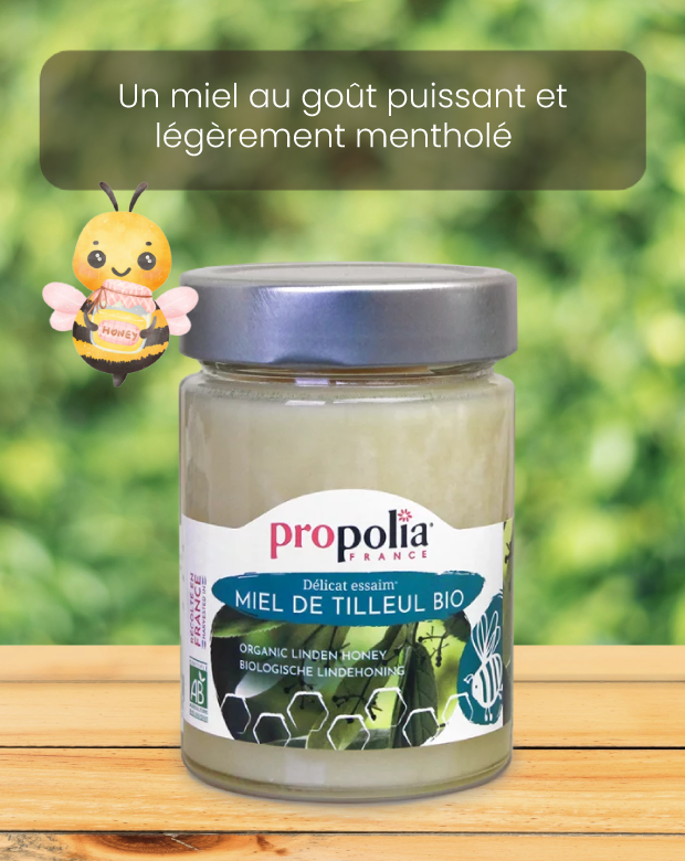 Miel de tilleul bio propolia