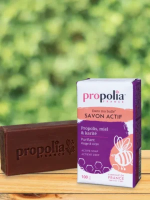 Savon actif propolis, miel et karité Propolia