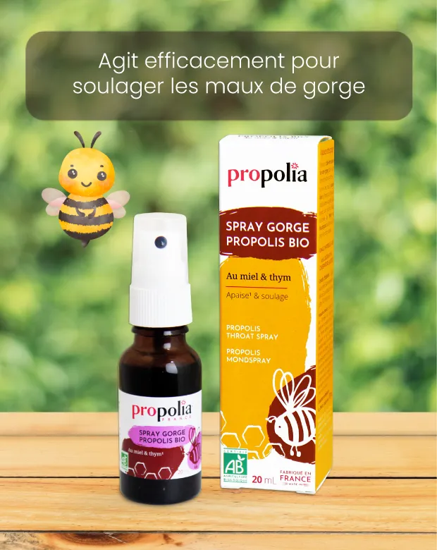 Spray buccal apaisant propolis et thym Propolia