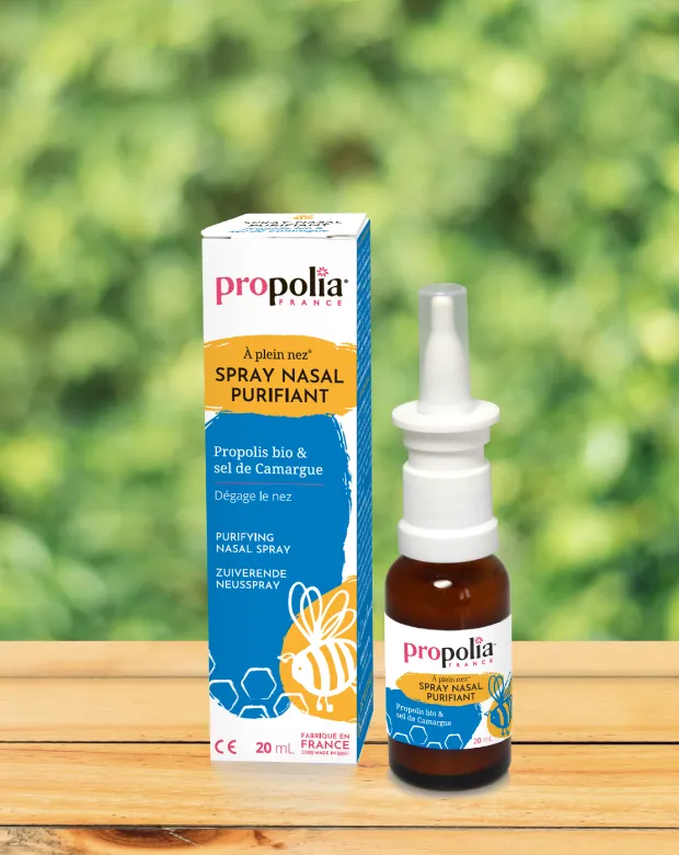 Spray nasal purifiant propolis et sel de camargue Propolia