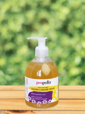 Savon liquide doux pour les mains au miel et à la noix de coco Propolia