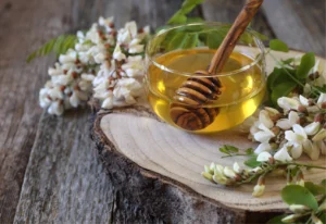 Beignets de fleurs d'acacia au miel
