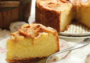 Cake aux pommes et au miel