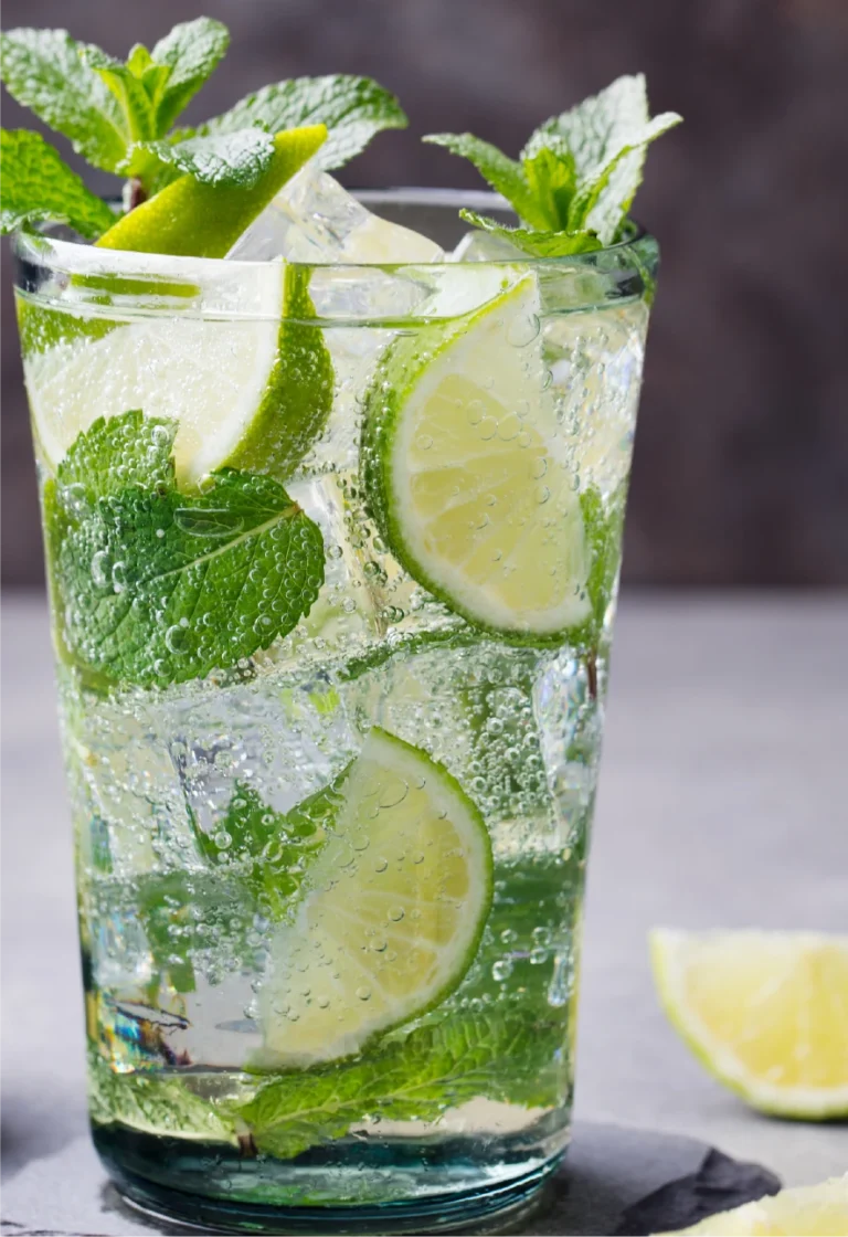 Mojito sans alcool au miel